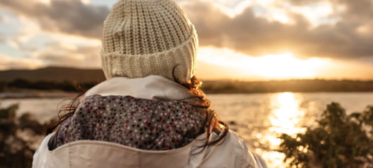 woman reflecting on the simple things shes changed to improve her life